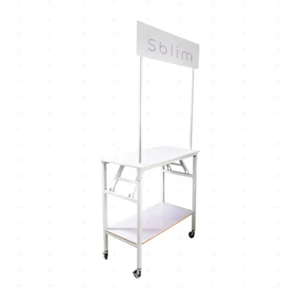 Estructura Stand Metálico con Ruedas