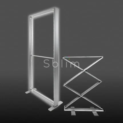 Estructura Led Box Aluminio Plegable